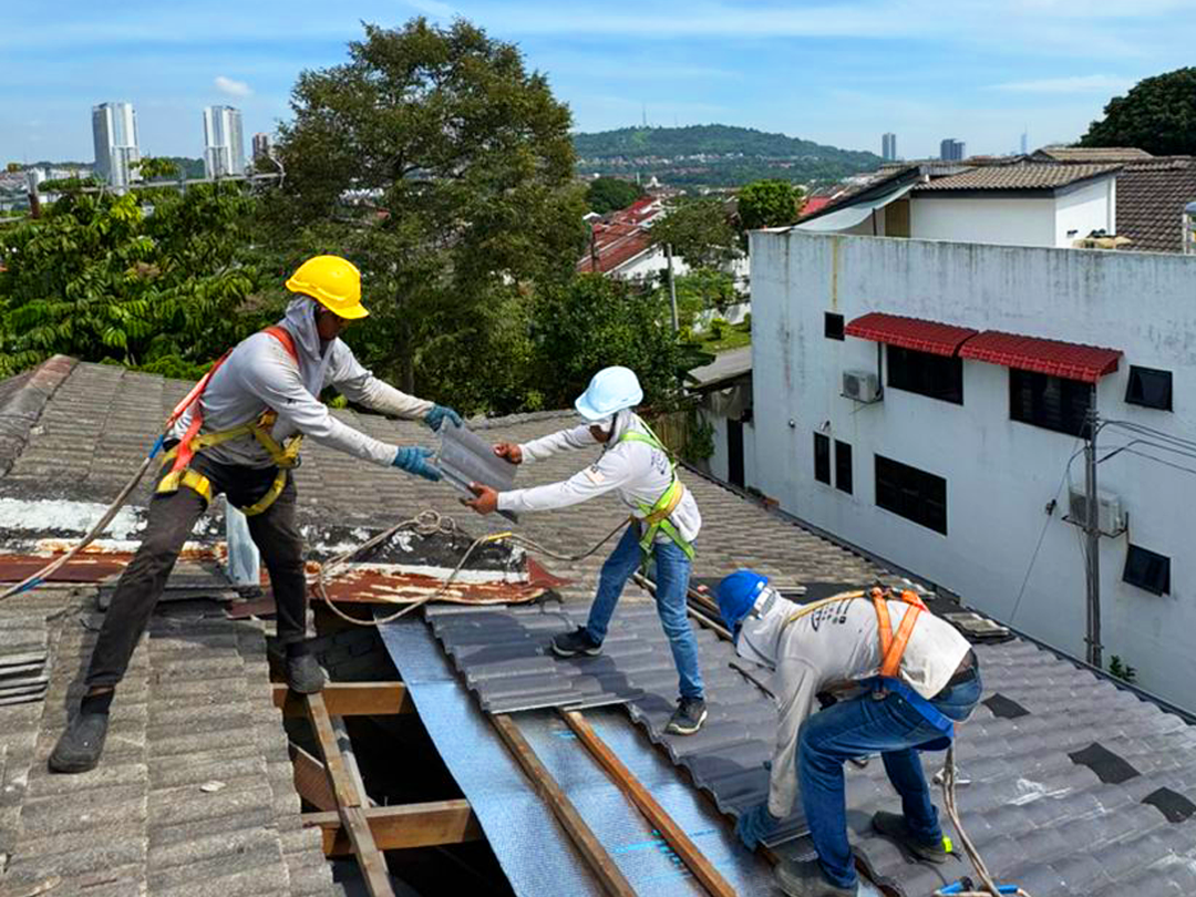 monier roof tiles installation 2